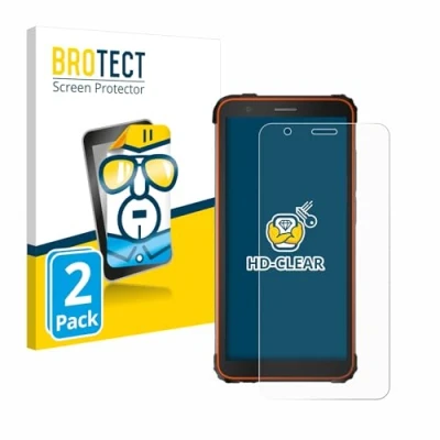 Abbildung von BROTECT (2 Stück Schutzfolie für Blackview BV6600E Displayschutz Folie Ultra Klar