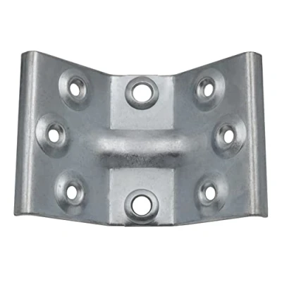 Abbildung von Design61 4er Set Winkelbeschlag Tischbein Tischbeschlag Stahl 103 x 70 mm