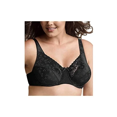 Abbildung von Playtex Damen Secrets Signature Floral Underwire Bra BHs, Schwarz, 95E EU