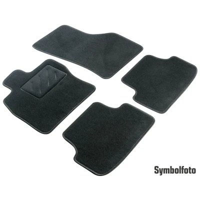 Abbildung von WALSER 80312 Fußmattensatz Textil vorne und hinten 4 schwarz Maßgefertigt SUZUKI: SX4 II S Cross, I Schrägheck