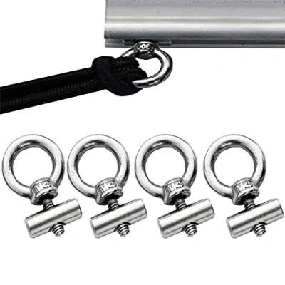 Abbildung von Etomvoop 4 Stück Vorzelt Stopper für Camping, Zelt, Wohnwagen Zubehör, 12 mm x 6 mm.