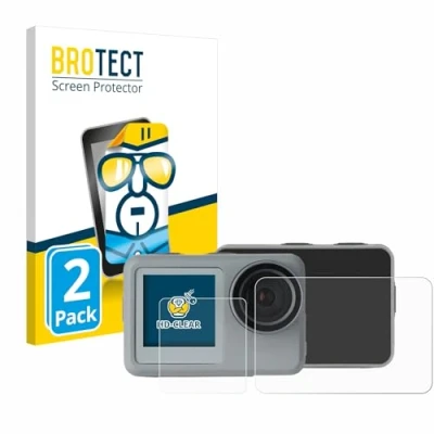 Abbildung von BROTECT (2 Stück Schutzfolie für Rollei Actioncam 9s Plus Displayschutz Folie Ultra Klar