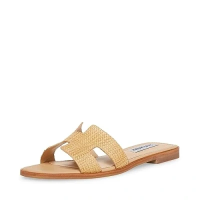 Abbildung von Steve Madden Damen Hadyn Sandale, Raffia, 41 EU