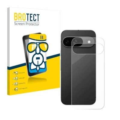 Abbildung von BROTECT Schutzglas für Google Pixel 9 (Rückseite) Schutzfolie Panzer Folie Glas [Extrem Kratzfest 9H, Anti Fingerprint, Ultra Transparent]