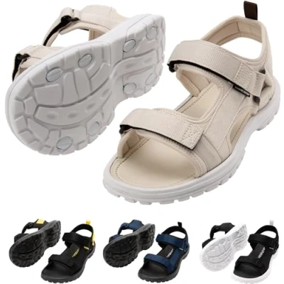 Abbildung von CRESSI Unisex Adult Pete White 43 Sandale ideal für Sommertage am Strand, Weiß/Sand