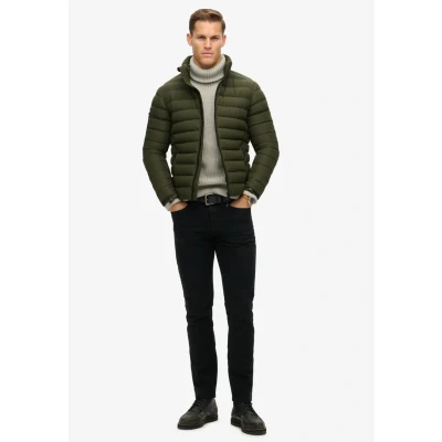 Abbildung von Superdry FUJI Printed Padded Winterjacke, Herren, Größe: XL, Dark moss green