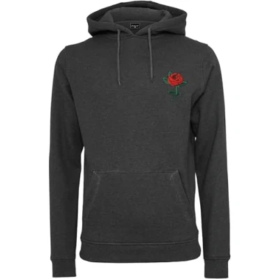 Abbildung von Mister Tee Men&#039;s MT1487 Rose Hoody Hooded Sweatshirt, Charcoal, 5XL
