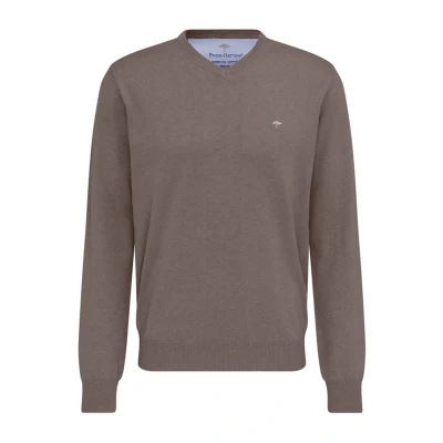 Abbildung von Fynch Hatton Strickpullover, Herren, Größe: Small, Brown