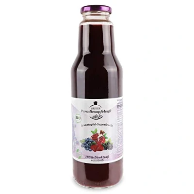 Abbildung von Granatapfel Superfrucht 100% Bio Direktsaft (naturtrüb) 6 x 750 ml