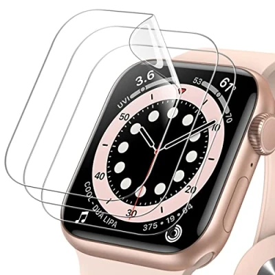 Abbildung von JETech Schutzfolie für Apple Watch SE (2022/2020) /Series 6 5 4 44 mm, Hoch Definition TPU Displayschutz, Ultradünn, 3 Stück
