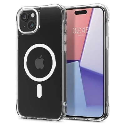 Abbildung von CYRILL von Spigen Ultra Sheer Mag Hülle Kompatibel mit iPhone 15 Plus (2023) Crystal Clear