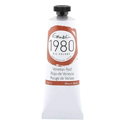 Abbildung von Gamblin 1980 Oelfarbe Venedig Rot 37 ml