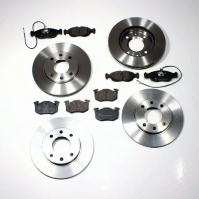 Abbildung von Bremsscheiben/Bremsen Set + Bremsbeläge vorne hinten