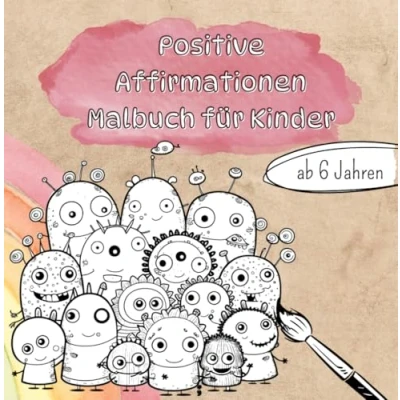 Abbildung von Positive Affirmationen Malbuch für Kinder: Selbstbewusstsein und Selbstvertrauen von Kindern stärken