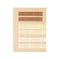 Abbildung von Auhagen 42557.0 Holzzäune, Gesamtlänge 1800 mm, bunt