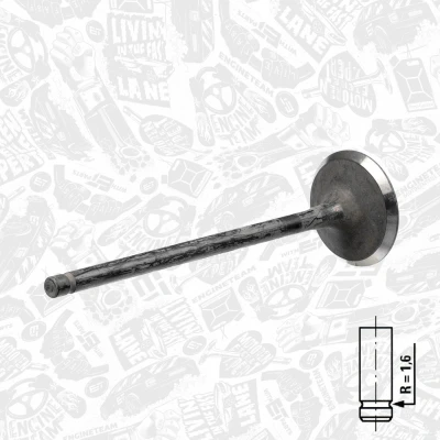 Abbildung von 4x ET ENGINETEAM VE0029 Auslaßventil 30,5mm Auslassseite MITSUBISHI: ECLIPSE 2, 1, Lancer 7 Kombi
