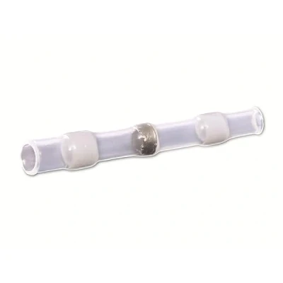 Abbildung von Quadrios 22C461 Stoßverbinder mit Schrumpfschlauch 0.25 mm² 0.34 Vollisoliert Weiß 1 Set