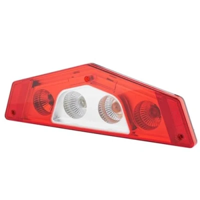 Abbildung von HELLA Rückleuchte Caraluna X für Wohnwagen und Wohnmobil Glühlampe 12V Einbau/geschraubt ECE Lichtscheibenfarbe: rot/glasklar Stecker: AMP rechts Menge: 1 2VP 012 570 021
