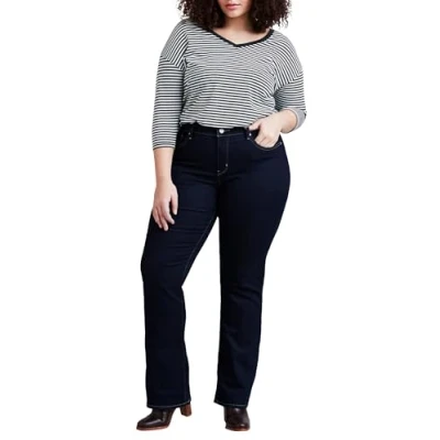 Abbildung von Levi&#039;s Damen Plus Size 315™ Shaping Bootcut Jeans, Darkest Sky, 20 M