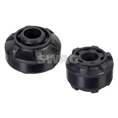 Abbildung von SWAG 33 10 6285 Federbeinstützlager Hinterachse mit Anbaumaterial ohne Kugellager Gummi HYUNDAI: Getz, i10 II Schrägheck, i20 Schrägheck