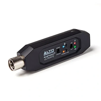 Abbildung von Alto Professional Bluetooth Ultimate Wiederaufladbarer Stereo Empfänger mit XLR Verbindung für Mischpulte / Audiomixer Ausrüstungen und aktive PA Systeme
