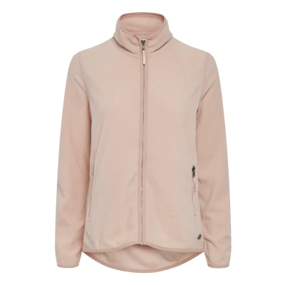 Abbildung von Oxmo Oxrikka Fleecejacke, Damen, Größe: Large, Mahogany rose