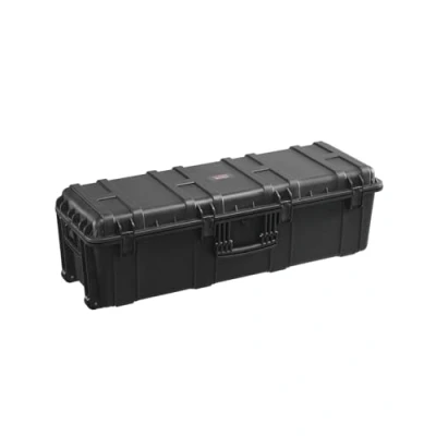Abbildung von VEVOR 5,5 Cu.ft Wetterfester Hartschalenkoffer mit 3 Griffen Großraumkoffer Schwarz