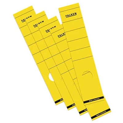 Abbildung von 10 x Falken Ordnerrückenschilder selbstklebend 60x290mm VE=10 Stück ge