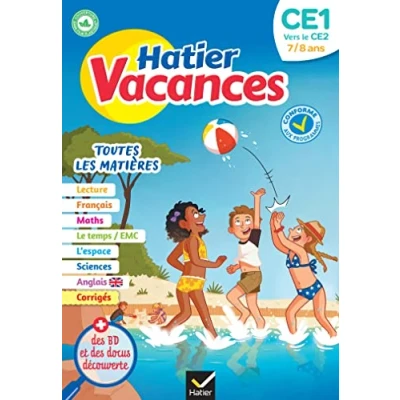 Abbildung von Hatier vacances Cahier de 2024 du CE1 vers le CE2 7/8 ans: pour réviser son année dans toutes les matières