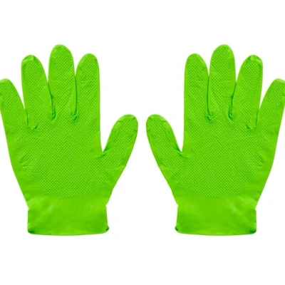 Abbildung von Gripp It Nitrilhandschuhe Maß XL Grün Spenderkarton mit 50 Stück