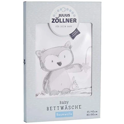 Abbildung von Julius Zöllner Kinderbettwäsche &quot;Häschen und Eule&quot;, (2 tlg.), mit Hasen Eule