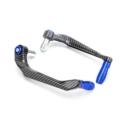 Abbildung von Motorrad Lenker Schutz, Akozon Aluminiumlegierung Protector 7/8inch Universal Bremsschutz (Blau)