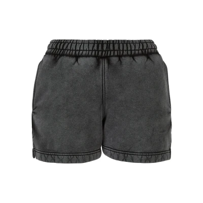 Abbildung von Urban Classics Stone Washed Shorts, Damen, Größe: 5XL, Black