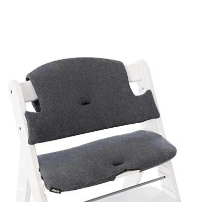 Abbildung von Hauck Kinder Sitzauflage &quot;Select, jersey charcoal&quot;, für den ALPHA+ Holzhochstuhl und weitere Modelle