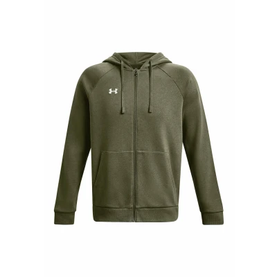 Abbildung von Under Armour Hoodie Rival Fullzip Fleecejacke, Herren, Größe: XXL, Marine od green