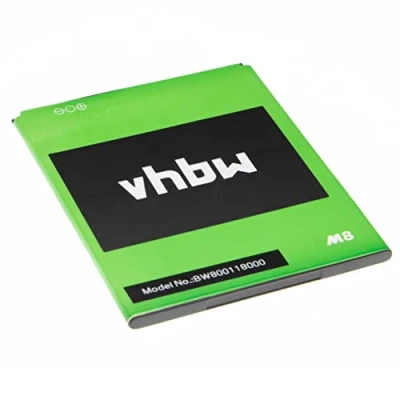 Abbildung von vhbw Akku kompatibel mit Leagoo M5 Max, M8, M8 Pro Handy Smartphone Telefon (2000mAh, 3,8V, Li Ion)