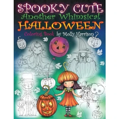 Abbildung von Spooky Cute Another Whimsical Halloween Coloring Book: Witches, Vampires, Kitties and More!