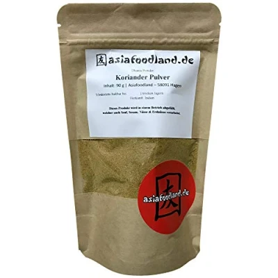 Abbildung von Asiafoodland Koriander Pulver Dhania Powder, 1er Pack (1 x 90 g)