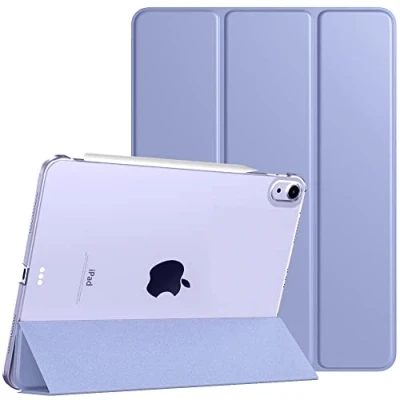 Abbildung von TiMOVO für iPad Air 11 Zoll Hülle M2 2024,iPad 6 Hülle,iPad 5/4. Generation (2022/2020), Schlank Schutzhülle mit Transparenter Rückseite, Auto Schlaf/Aufwach Case, Capri Blau