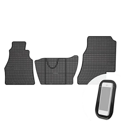 Abbildung von Gummimatten Auto Fußmatten Gummi Automatten Passgenau 3 teilig Set passend für VW LT 2 Mercedes Benz Sprinter 1 1994 2006