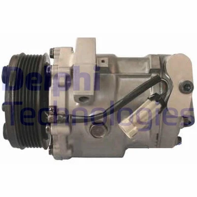 Abbildung von DELPHI TSP0159428 Kompressor Sanden SD6V12 PAG 46 mit Kompressoröl OPEL: Astra G Limousine, H Caravan, Schrägheck
