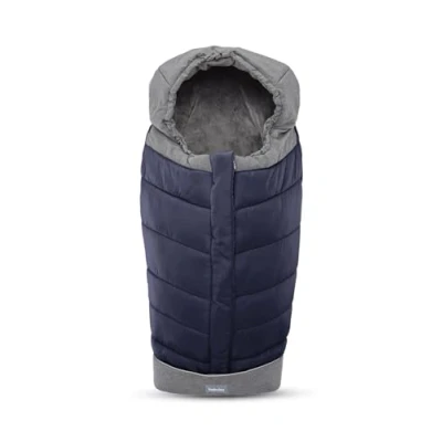 Abbildung von Inglesina Thermischer Winterfußsack für Kinderwagen, Blau, Wasserdichtes Gewebe, Warmes Weiches Innenfutter, 47 x 95 cm