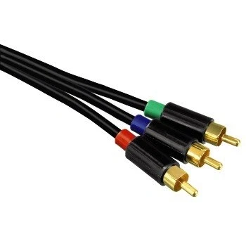 Abbildung von Hama 3m YUV RGB Component Kabel Gold 3X Cinch Stecker Komponenten HD TV