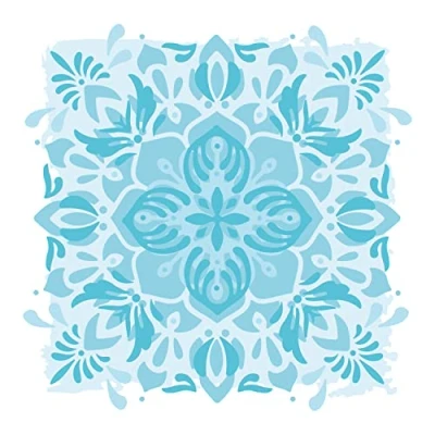 Abbildung von Sizzix Layered Stencils Mosaic Flowers 4Stück