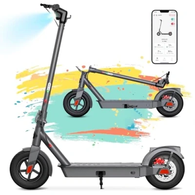 Abbildung von SISIGAD E Scooter 10 Zoll Elektroroller Erwachsene mit App, Electric Scooters 350W Motor 36V 10.4AH Batterie 20km/h elektrisch, Roller Elektro Doppelbremse