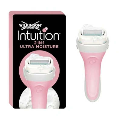Abbildung von WILKINSON SWORD Intuition Ultra Moisture für Frauen Kein Rasiergel erforderlich Rasiergriff + 1 Klinge