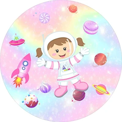 Abbildung von Fondant Tortenaufleger Tortenbild Geburtstag ASTRONAUT K 4