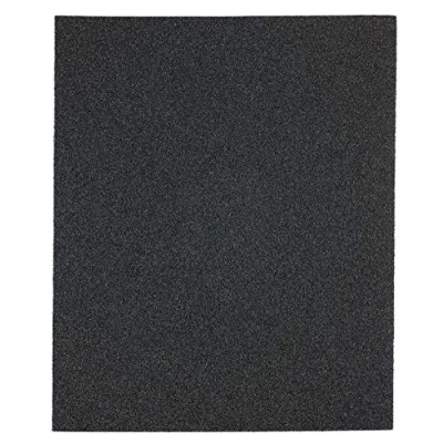 Abbildung von kwb Blauköper Schleifpapierbogen 230x280 mm aus Korund mit Körnung 180, hochwertiger Verleimung und flexiblem Leinengewebe für den mittelfeinen Schliff von Metall Stahl