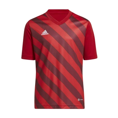 Abbildung von adidas Unisex Kinder Entrada 22 Graphic Jersey, Team Power Red 2 / Shadow Red, 7 8 Years