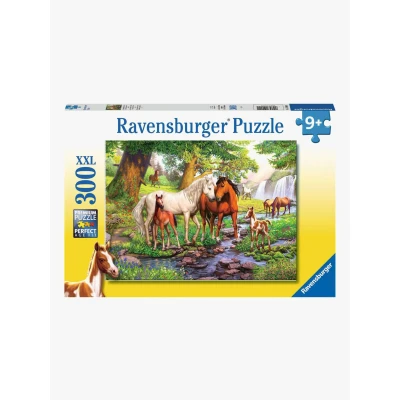 Abbildung von Ravensburger Horses By The Stream Puzzle 300 Teile